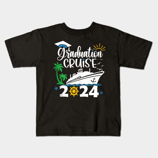 Cruise Senior Student 2024 Graduation Day Kids T-Shirt by FêriStore'